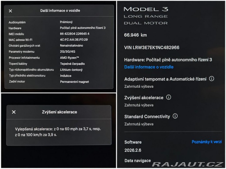 Tesla Model 3 Long Range Dual Motor 366 2022