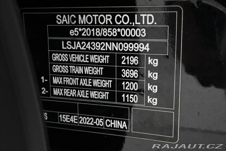 MG Ostatní modely EHS 1,5 TGI PHEV 119kW AT Zár 2022