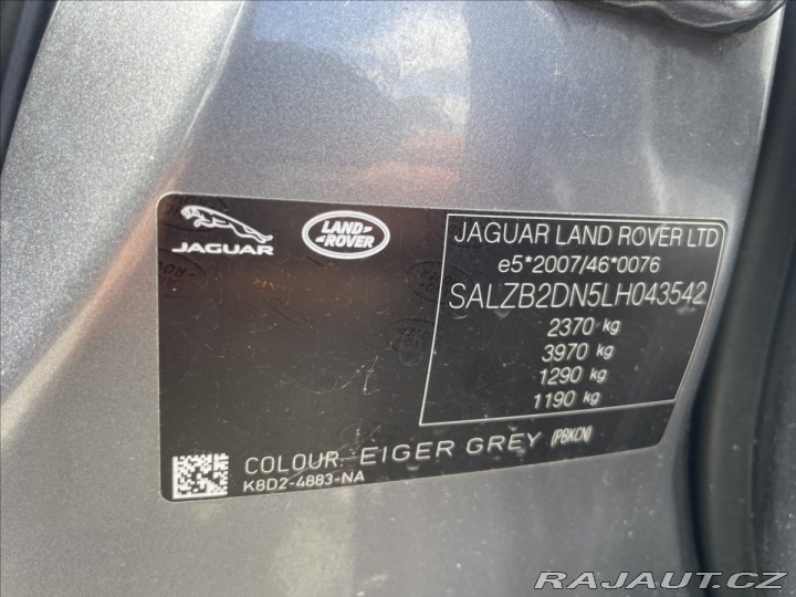 Land Rover Range Rover Evoque 2,0 D150 110kw Manual LED 2020