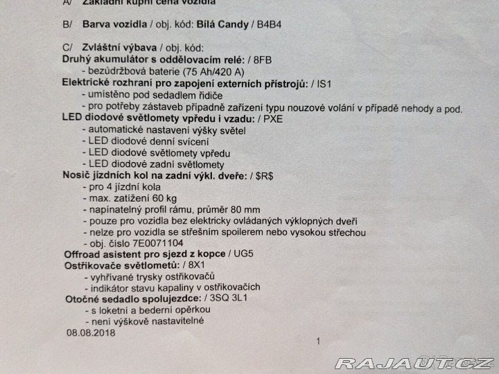 Volkswagen Multivan TDI 4MOT DSG 146kW 2018