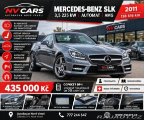Mercedes-Benz SLK 3,5 225kw AMG Odpočet DPH 2011