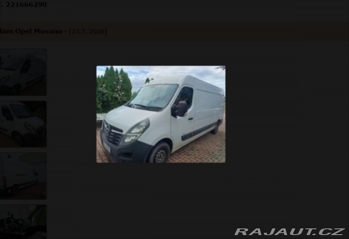 Opel Ostatní modely Movano Prodám 2019