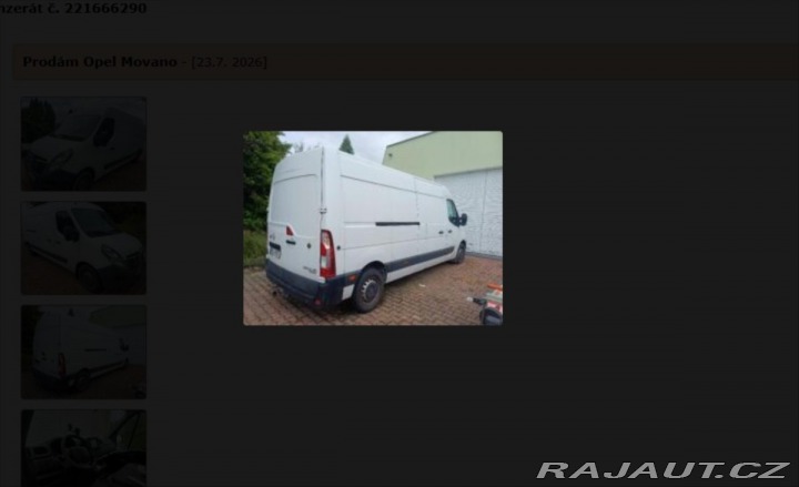 Opel Ostatní modely Movano Prodám 2019