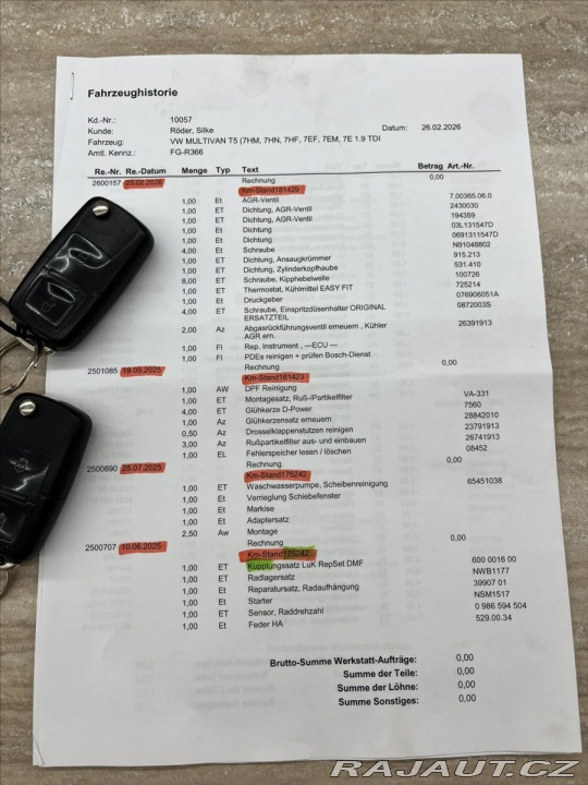 Volkswagen Multivan 1,9 TDi 75kW TREND 2006