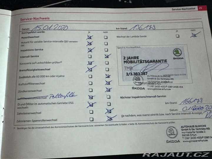 Škoda Octavia RS 2,0TDI 125kw DSG 2012