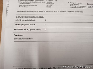 Peugeot 301 1,2i Active ČR 1majitel 2013