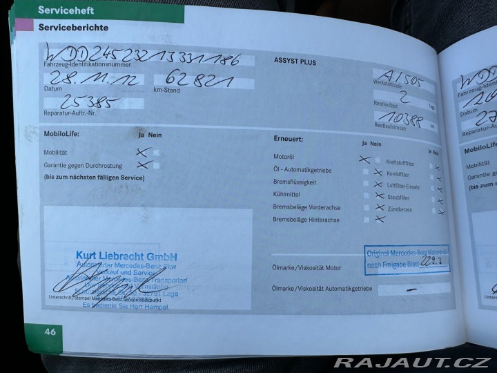 Mercedes-Benz B 1.7i 85kw 2008