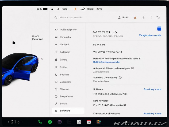 Tesla Model 3 Standard plus RWD 239 kW 2021