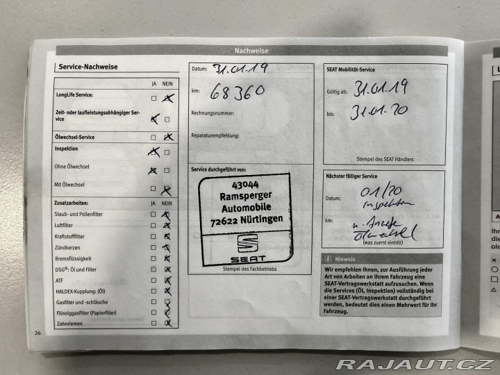 Seat Leon 2,0 ST Cupra REZERVACE 2015