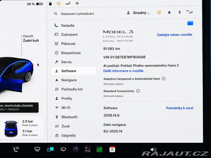 Tesla Model 3 Long Range 366 kW SOH 91, 2021