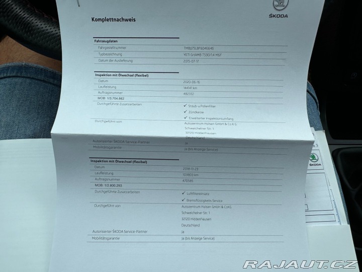 Škoda Yeti 1.4Tsi 90kw MonteCarlo 2015