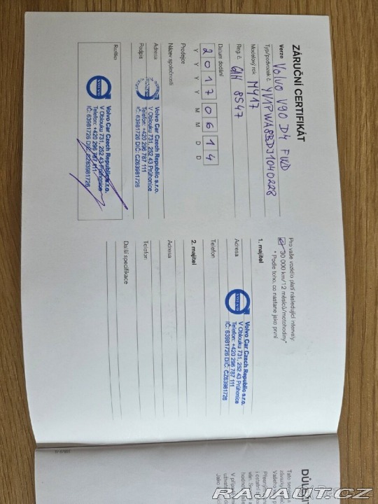 Volvo V90 D4 Momentum, nájezd 140ti 2017