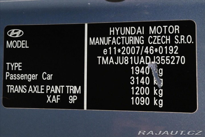 Hyundai ix35 1,7 CRDi 85 kW Tažné Záru 2012
