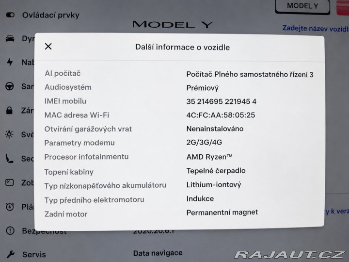 Tesla Model Y Dual Motor 378 kW SOH 93, 2022