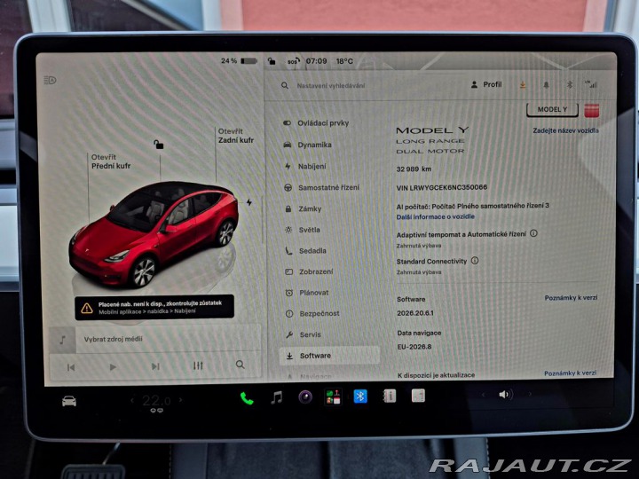 Tesla Model Y Dual Motor 378 kW SOH 93, 2022