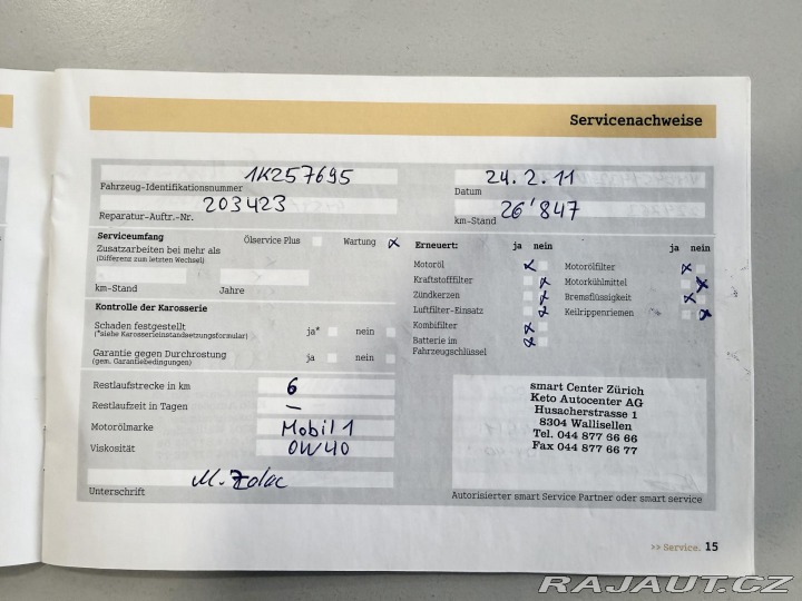 Smart Fortwo 1,0 62kW Cabrio kůže REZE 2009