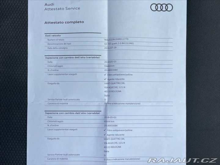 Audi Q3 2,0 TDi 110kW 6q*Quattro* 2016