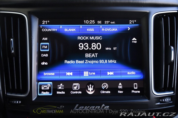 Maserati Levante 3.0D ČR Q4 H/K ACC VZDUCH 2018