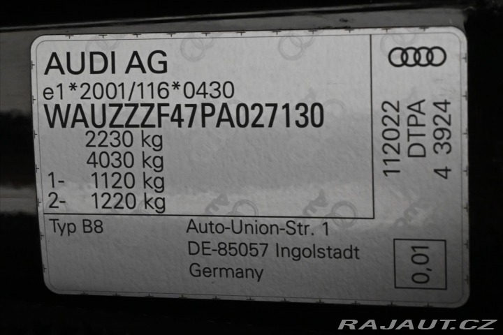 Audi A4 2,0 TDI 150 kW QUATTRO Zá 2022