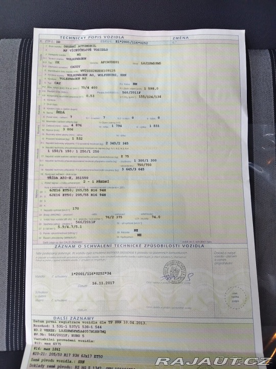 Volkswagen Caddy MAX 1800