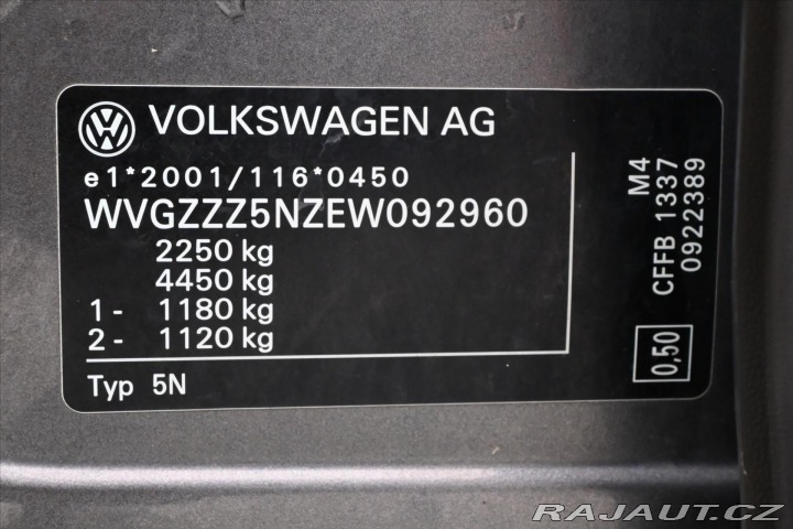 Volkswagen Tiguan 2,0 TDI 103kW 4x4 Manuál 2014