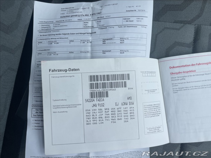 Škoda Fabia 1,4 i 16V Klima ESP servi 2007