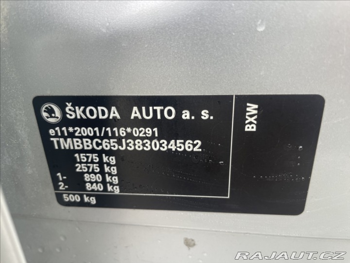 Škoda Fabia 1,4 i 16V Klima ESP servi 2007