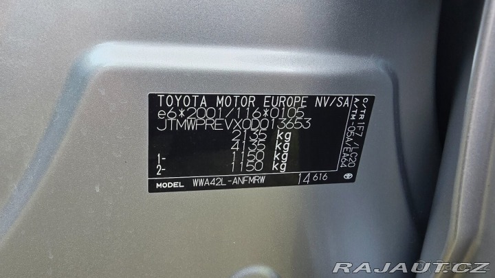 Toyota RAV4 2,0 D-4D 105 kW, 2WD, r 2016