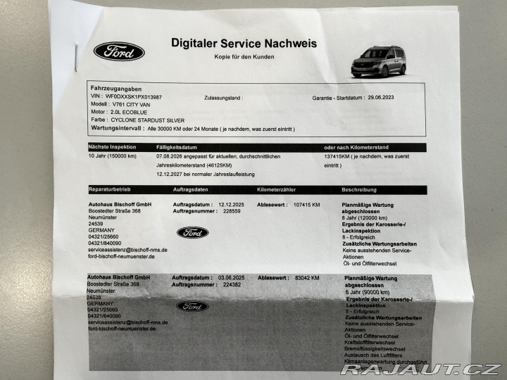 Ford Tourneo Connect 2,0 EcoBlue Titanium 2023