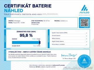 Volkswagen Passat 1,4 GTE PLUGIN Hybrid SoH 1800