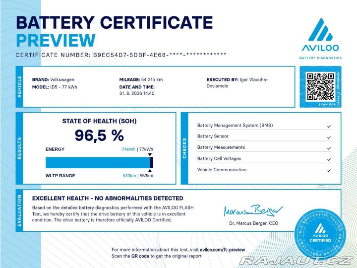 Volkswagen ID.5 PRO PERFORMANCE 150kW 82 2022