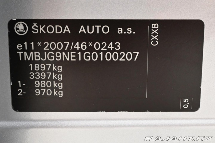 Škoda Octavia 1,6 TDI 81kW tažné nová S 2015