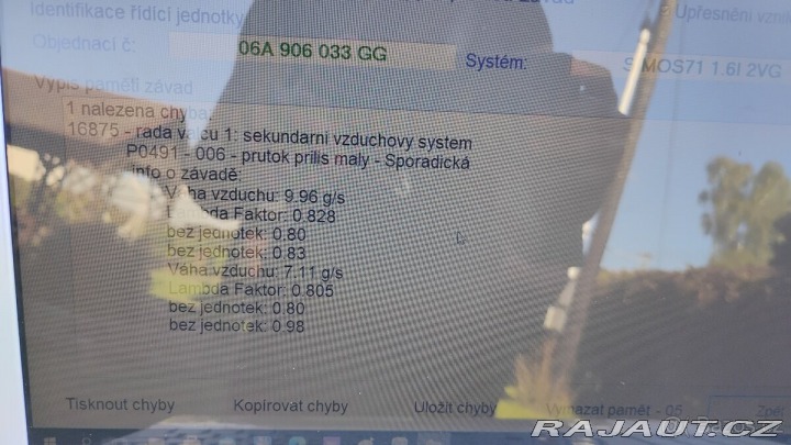 Volkswagen Golf 1,6 benzín United výbav 2008