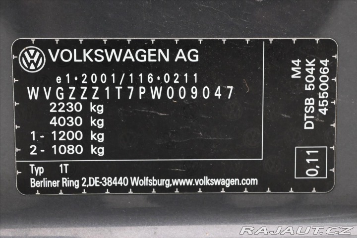 Volkswagen Touran 2,0 TDI 110kW Active Záru 2023