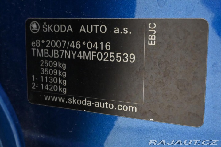 Škoda Enyaq iV 60 132kW Sportline Zár 2021