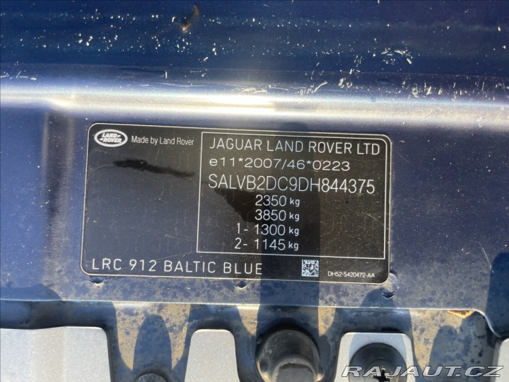 Land Rover Range Rover 2,2 TD4 110kw Tažné Klima 2013