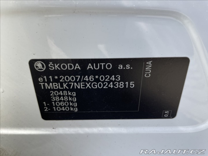 Škoda Octavia 2,0 TDi 135kw DSG 4x4 Kli 2016