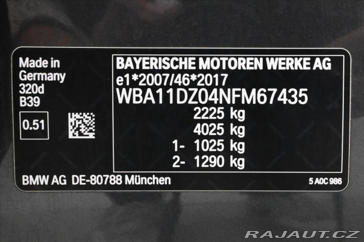 BMW 3 2,0 320d 140 kW SportTour 2022