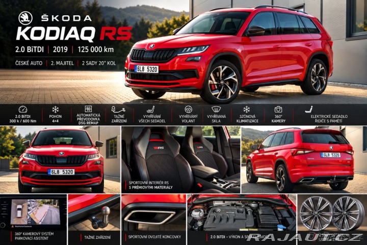 Škoda Kodiaq 2,0 RS BiTdi 220kW 2019