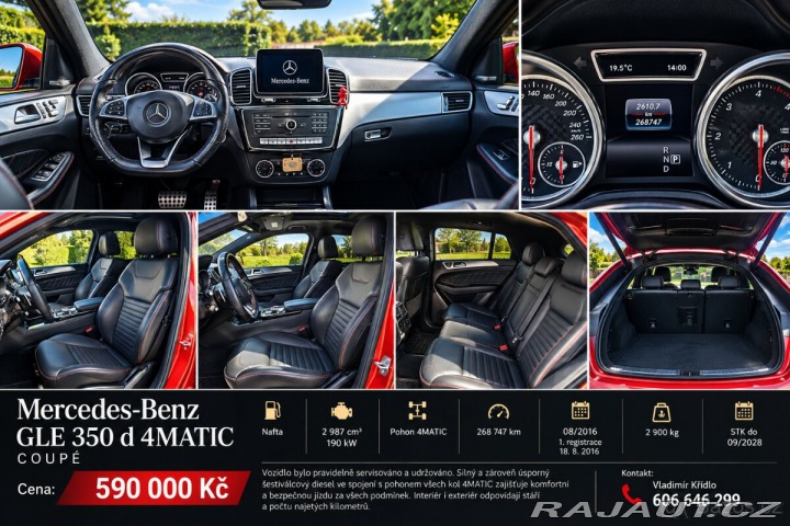 Mercedes-Benz GLE 3,0   350 d 4MATIC Coupé 1800