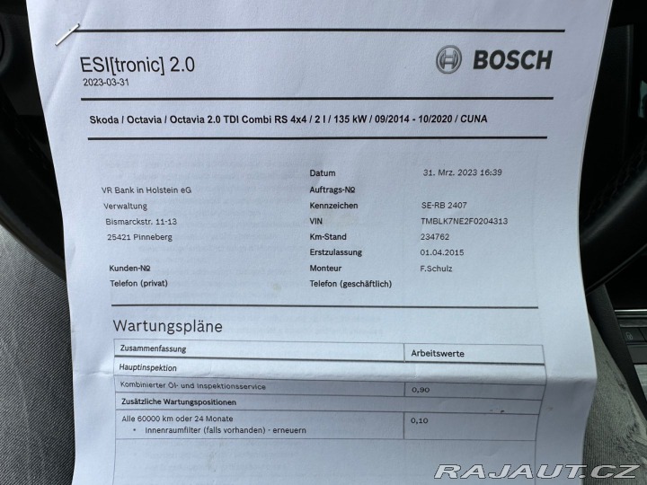 Škoda Octavia Scout 2.0Tdi 135Kw DSG 2015