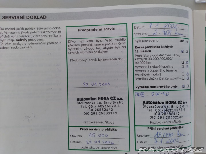 Škoda Fabia 1.4 MPI ČR,1.MAJITEL,SERV 2001