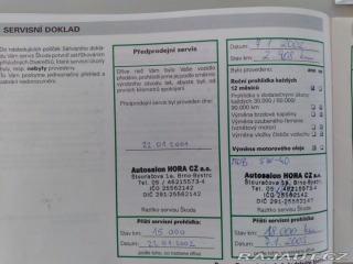 Škoda Fabia 1.4 MPI ČR,1.MAJITEL,SERV 2001