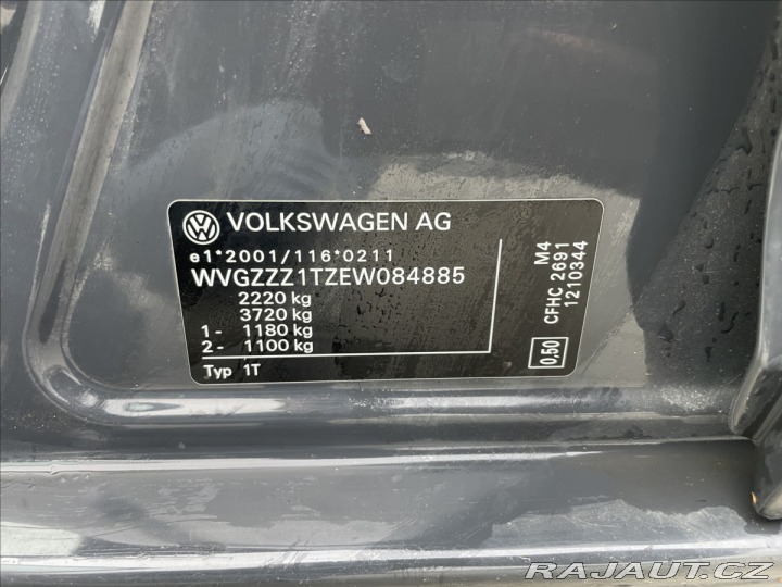 Volkswagen Touran 2,0 TDi 103kw DSG Highlin 2014