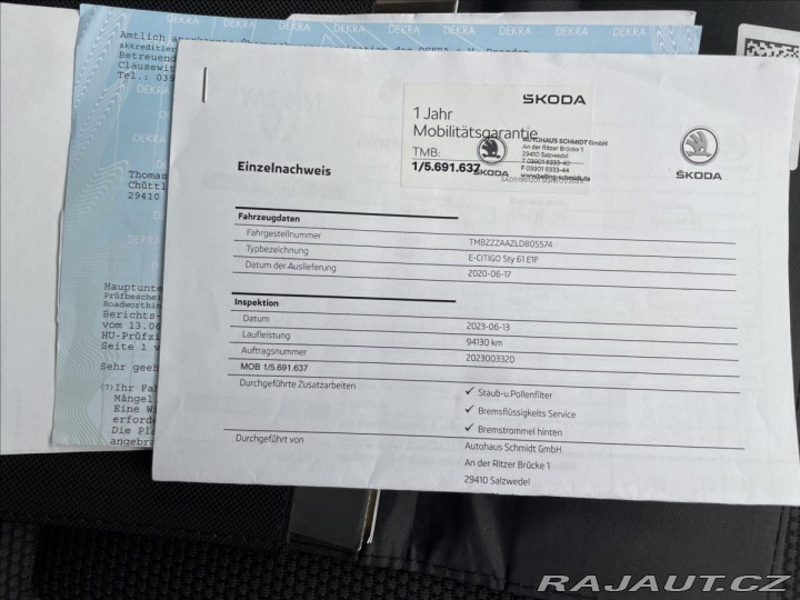 Škoda Citigo 0,0 iV 61kw Automat 2020