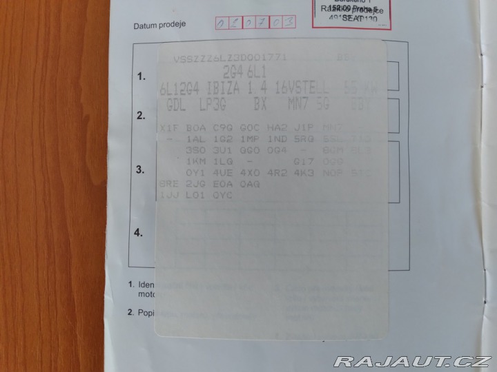 Seat Ibiza 1.4 16V ČR,SERVISKA 2003