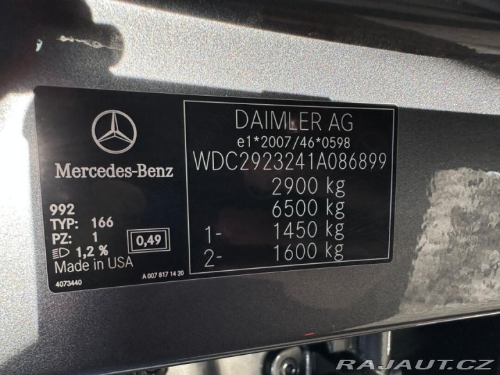 Mercedes-Benz GLE 350D 4Maric 190kw 2017