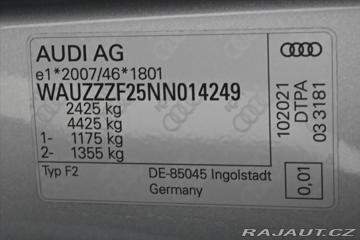 Audi A6 2,0 TDI 150 kW QUATTRO AT 2021