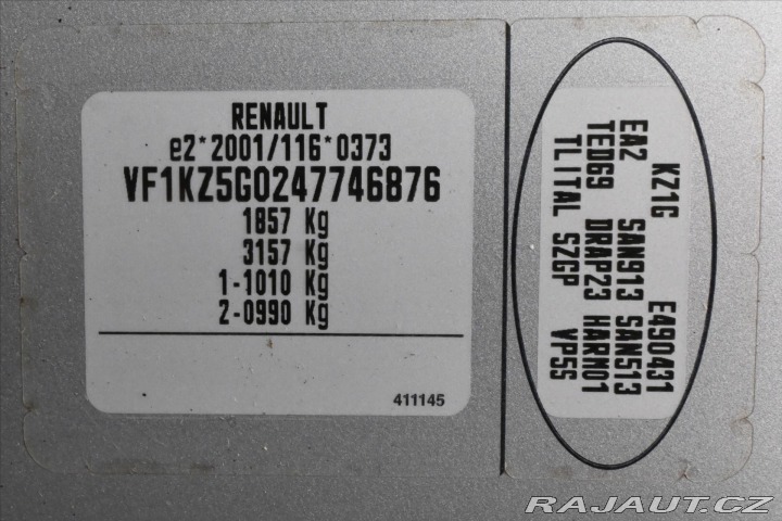 Renault Mégane 1,5 dCi 81kW Grandtour Ta 2012